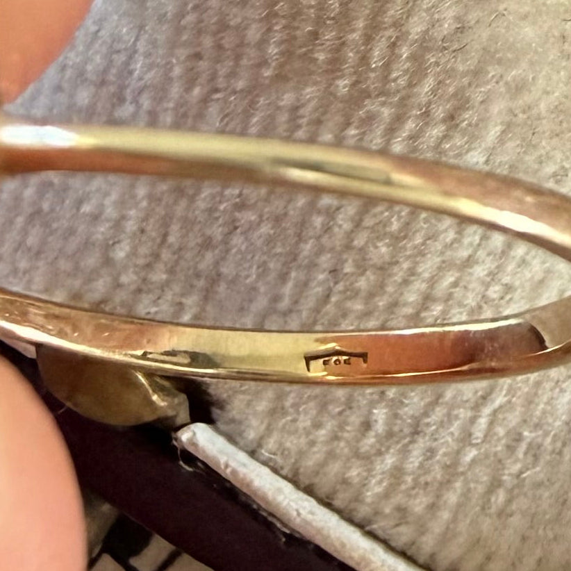 Diamantring in 14 Karat Gold | Art Déco um 1920–1940 | VINTAGE SISSI