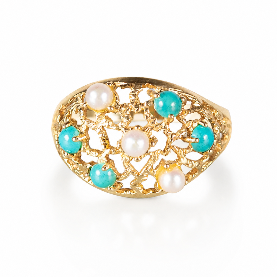 Eleganter Vintage-Ring aus 585 Gold