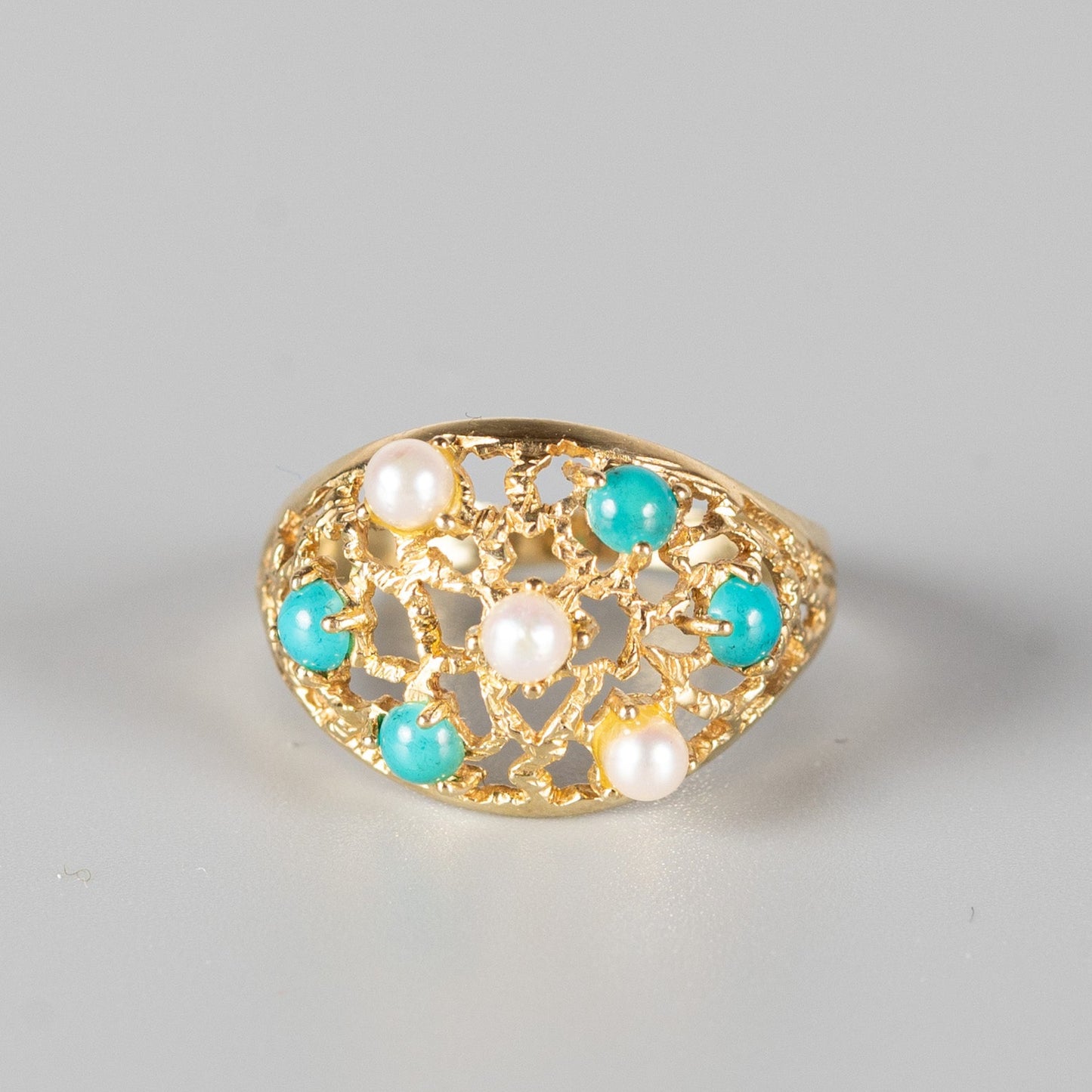 Eleganter Vintage-Ring aus 585 Gold