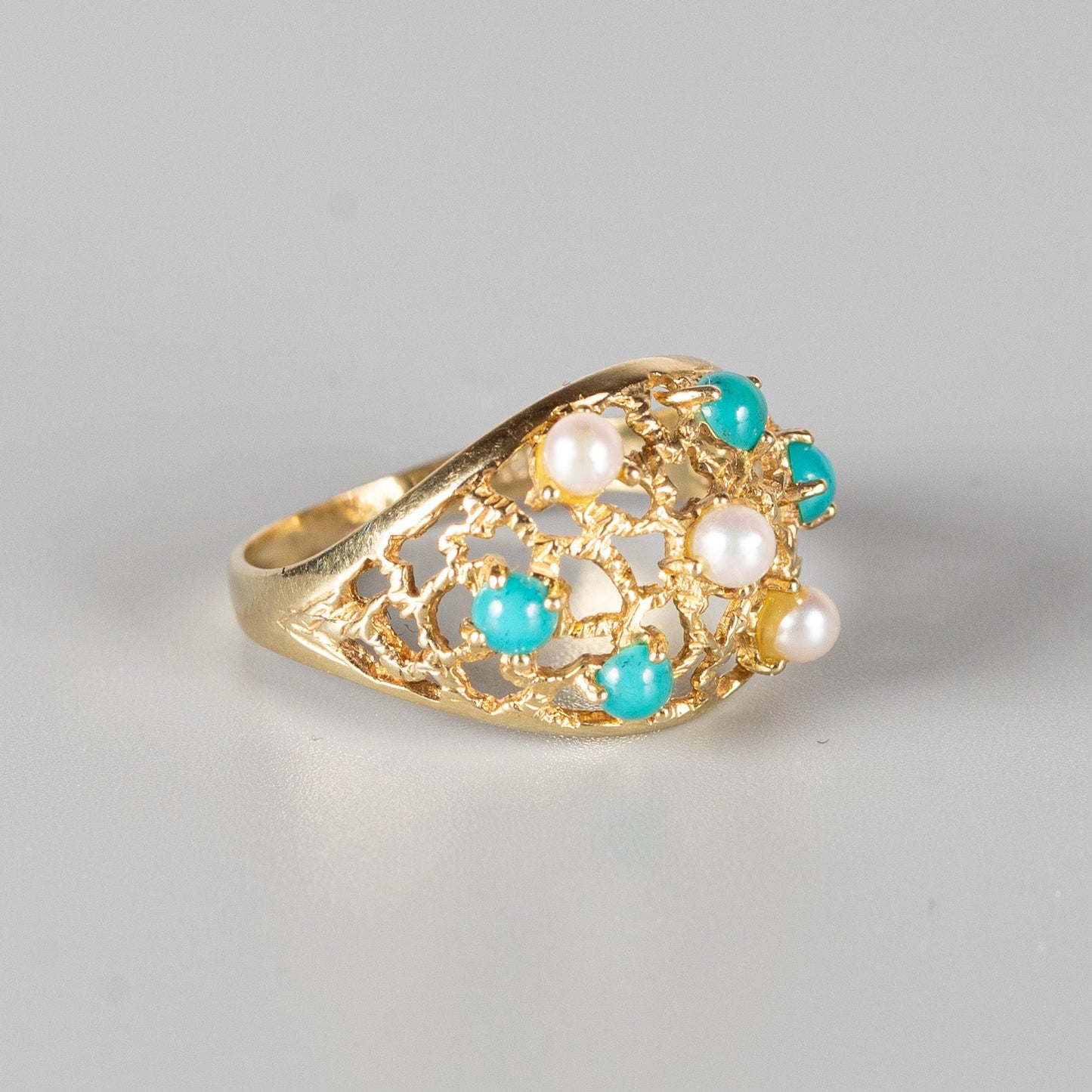 Eleganter Vintage-Ring aus 585 Gold